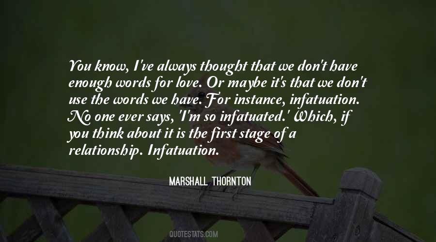 I Love The Thought Of You Quotes #1594343