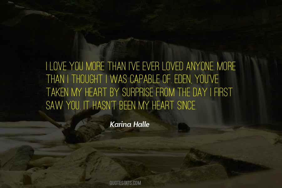 I Love The Thought Of You Quotes #424346