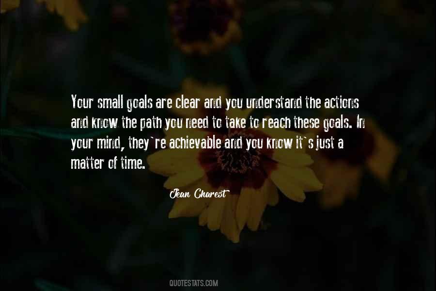 Know Your Goals Quotes #1042415