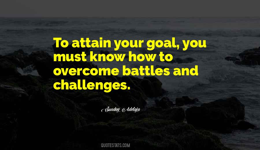 Know Your Goals Quotes #785244