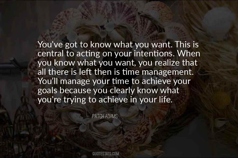 Know Your Goals Quotes #849275