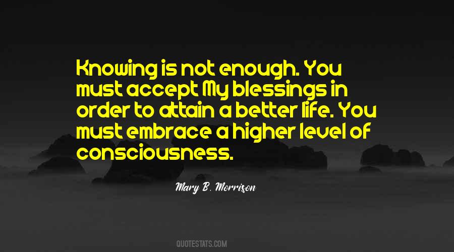 Embrace Your Blessings Quotes #1242580