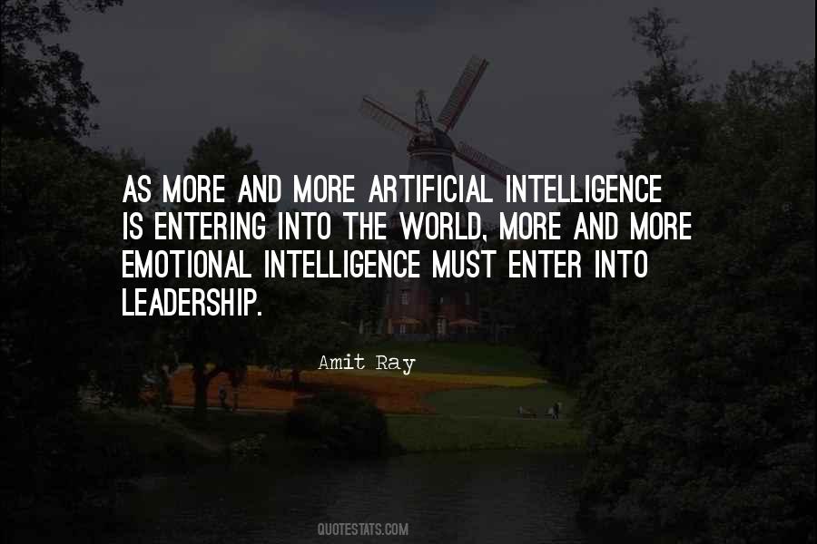 Emotional Intelligence Leadership Quotes #499435