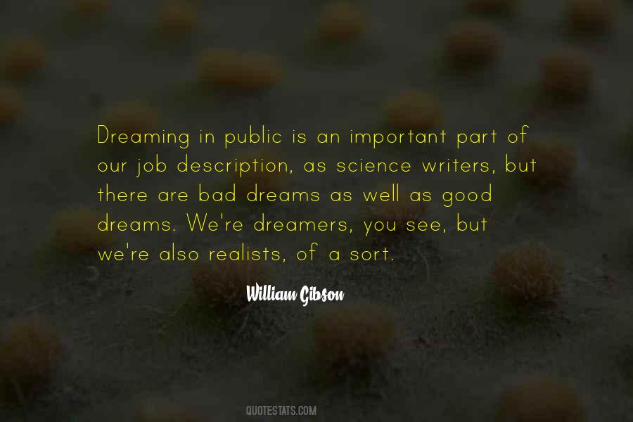 Quotes About Good And Bad Dreams #1627494