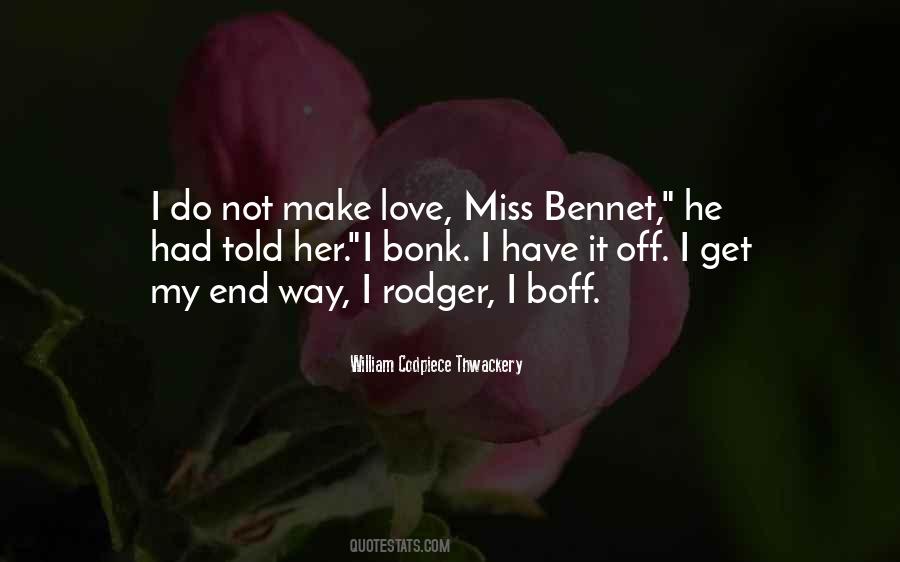 Love I Will Miss Quotes #24851