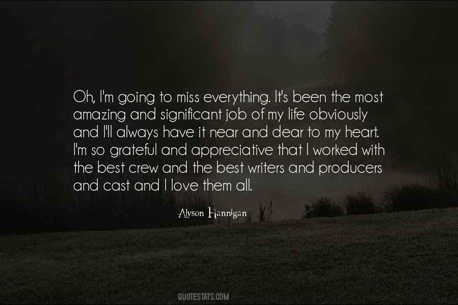 Love I Will Miss Quotes #75547