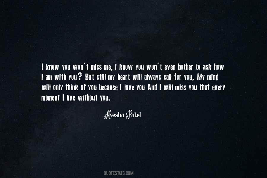 Love I Will Miss Quotes #925687