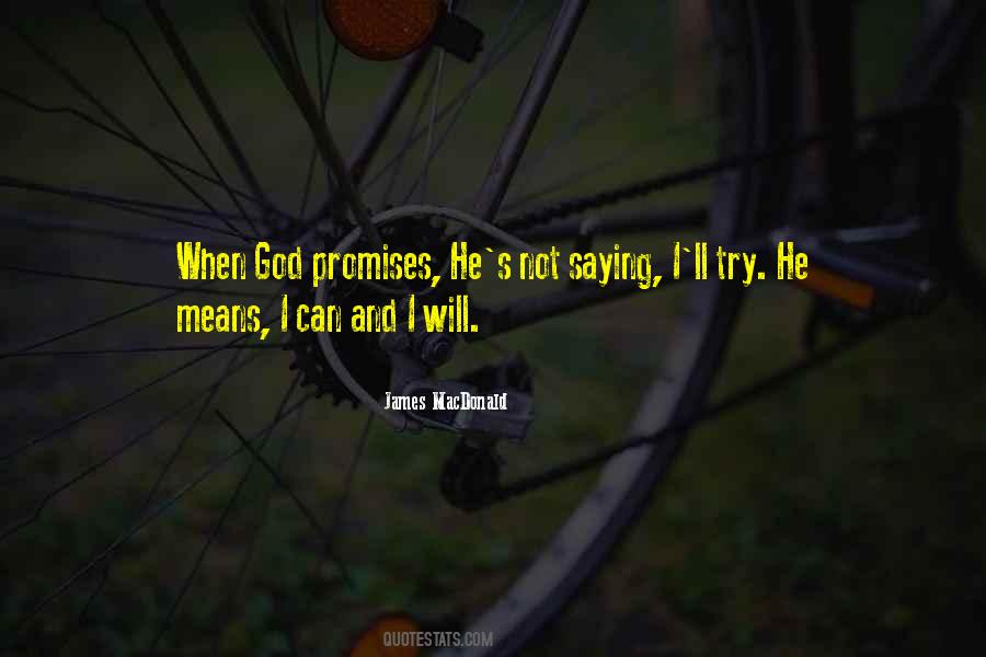 God Promise Quotes #15042