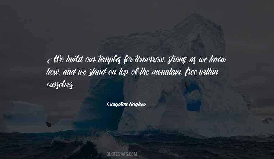On The Top Of The Mountain Quotes #1437170