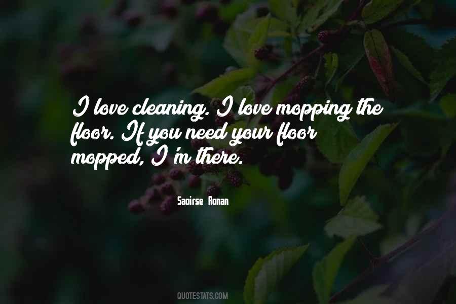 Love Cleaning Quotes #1648186