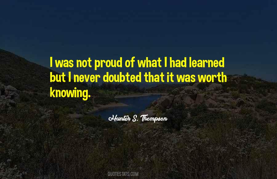 Not Proud Quotes #1211038