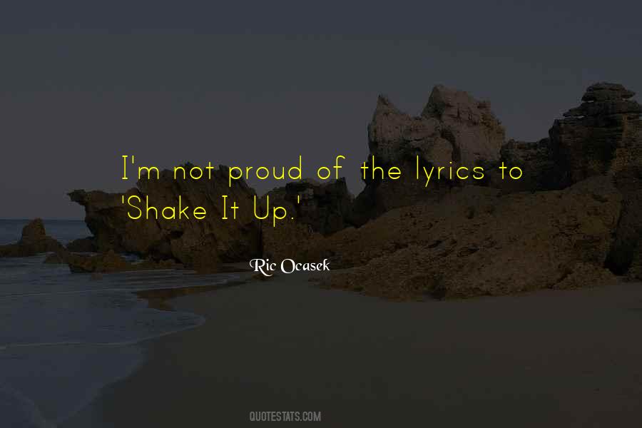 Not Proud Quotes #1496034