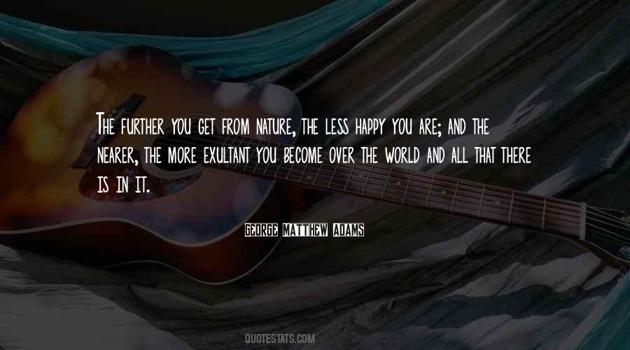 Nature Happy Quotes #611814