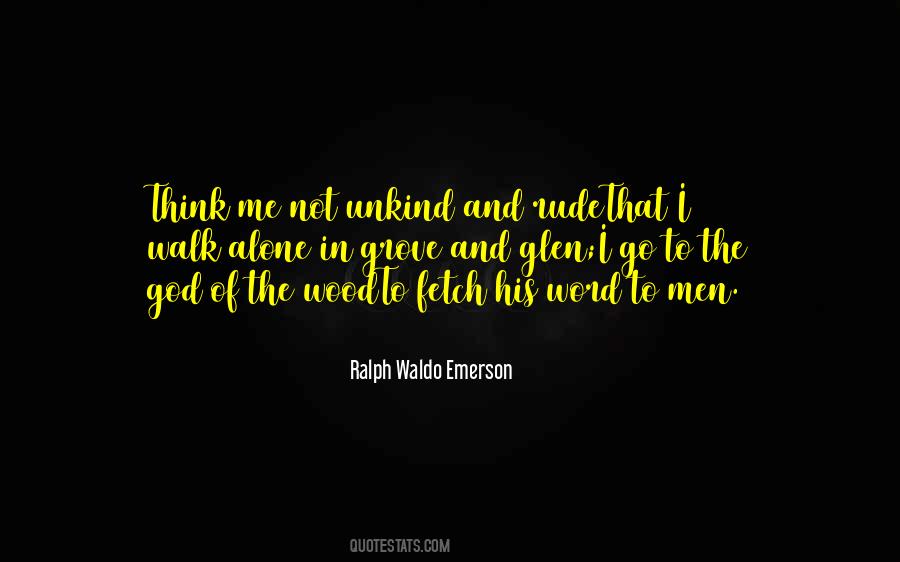 Alone Walk Quotes