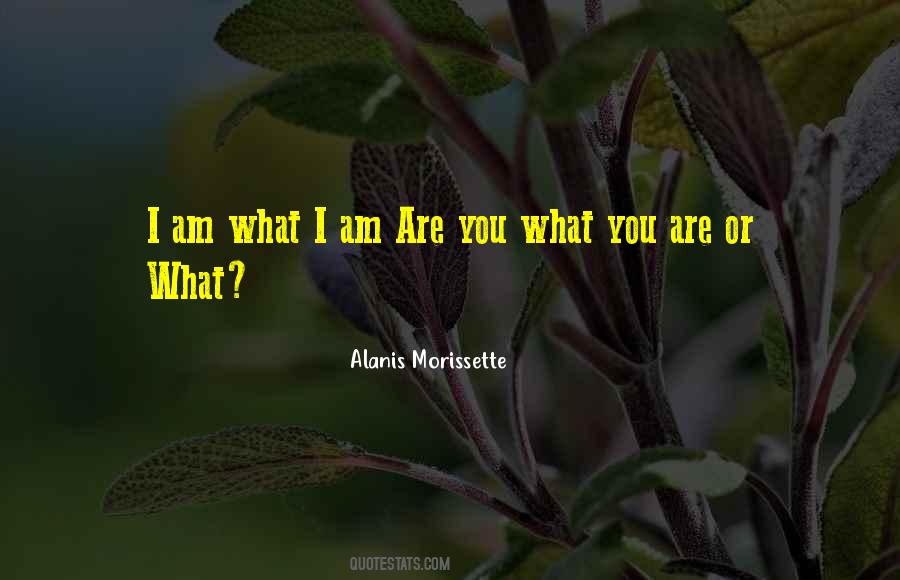 Am What I Am Quotes #516657
