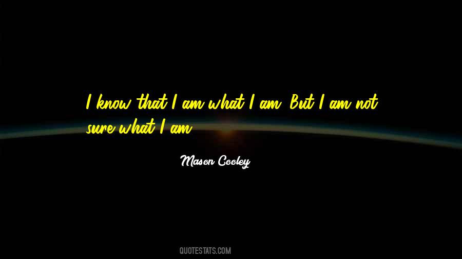 Am What I Am Quotes #544677