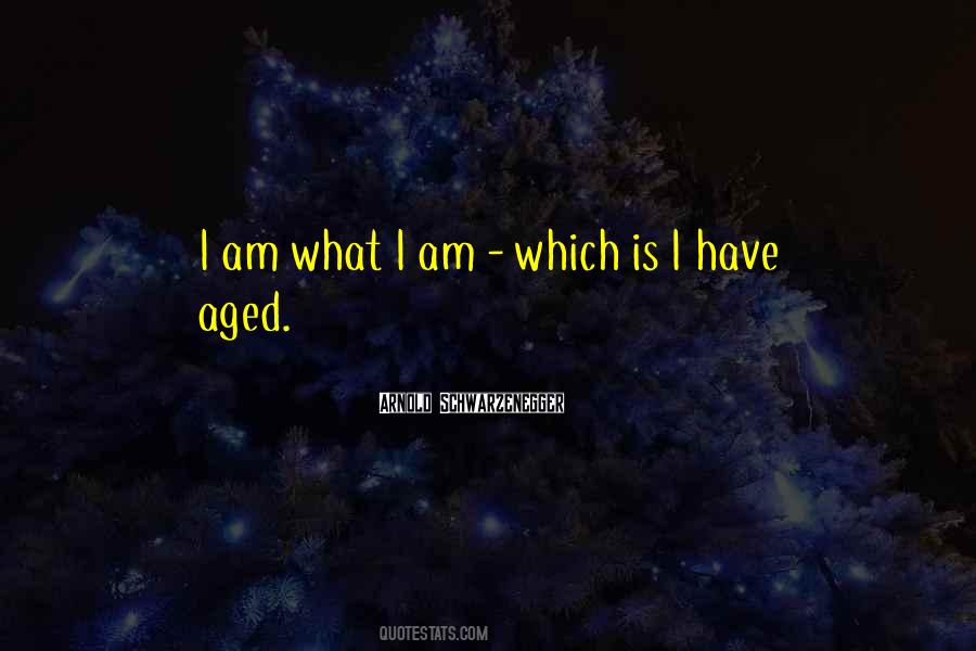 Am What I Am Quotes #809119