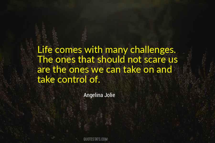 Take On Challenges Quotes #1174630