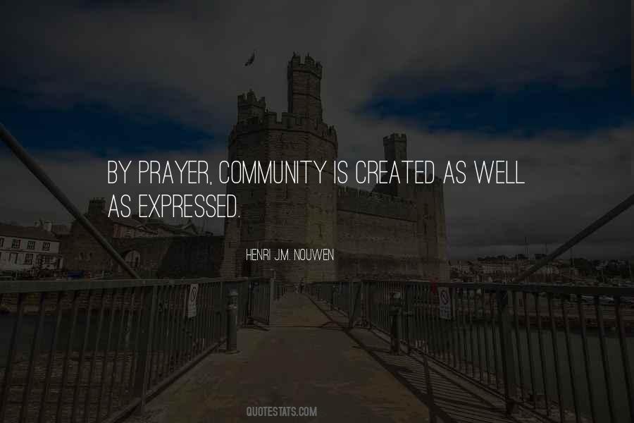 Community Prayer Quotes #1211801