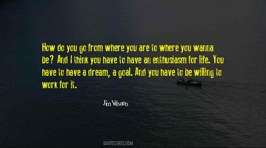 Goal And Dream Quotes #1445577