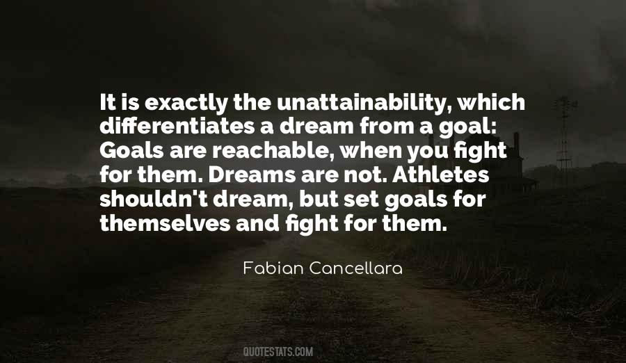 Goal And Dream Quotes #343900