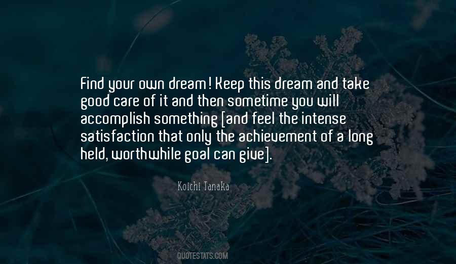 Goal And Dream Quotes #404436