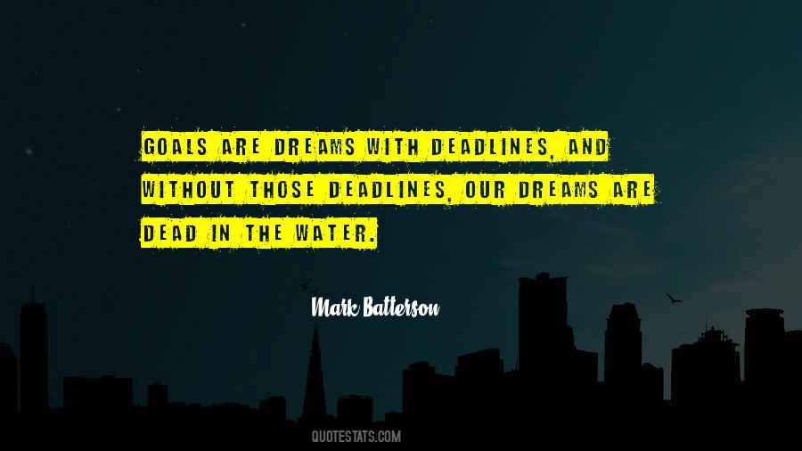 Goal And Dream Quotes #844543