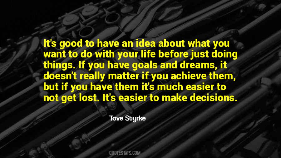 Goal And Dream Quotes #868019