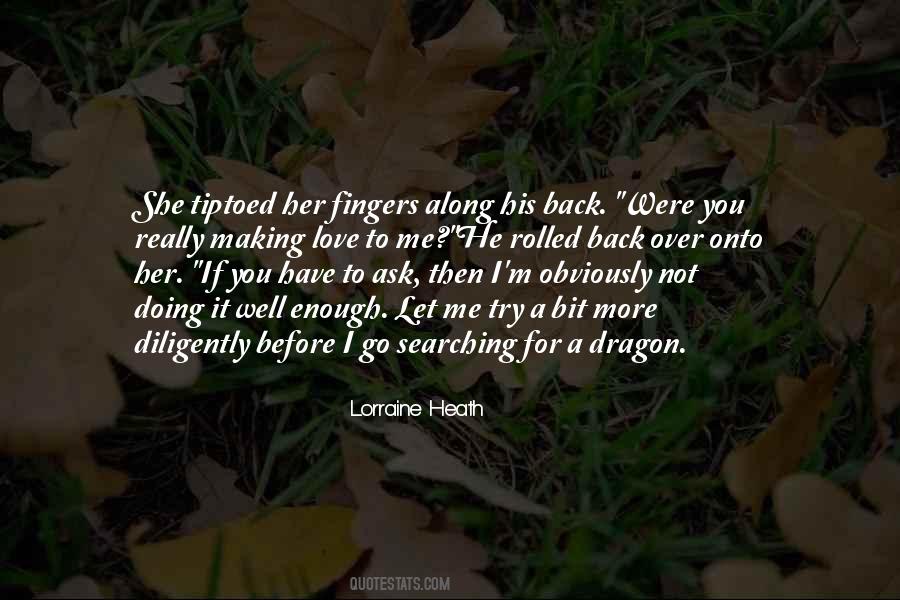 If I Were To Ask You Quotes #188787