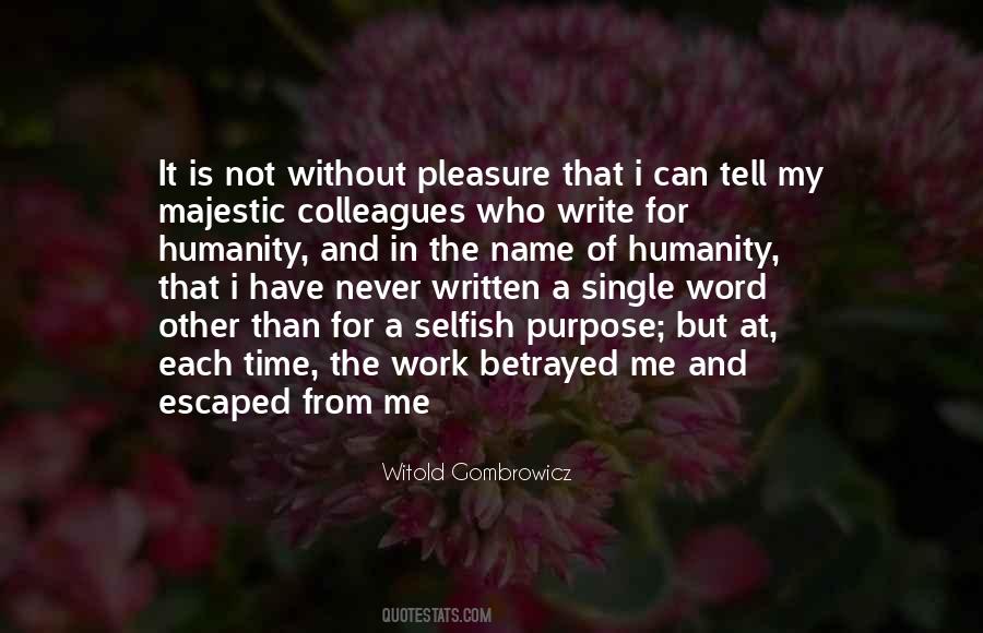 Quotes About Gombrowicz #1308153