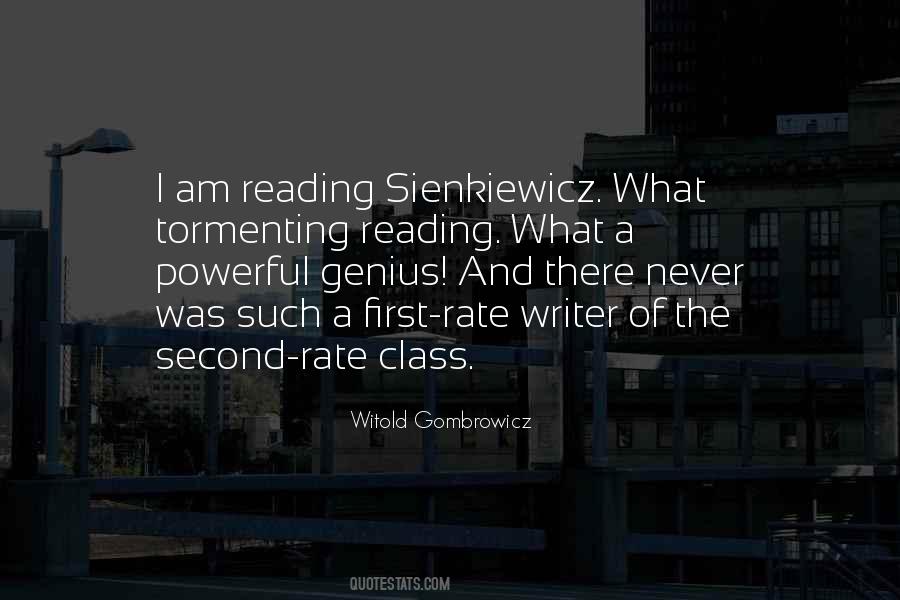 Quotes About Gombrowicz #932447