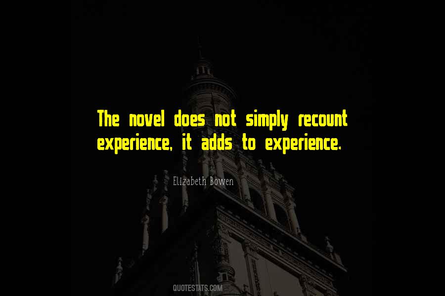 To Experience Quotes #1869827