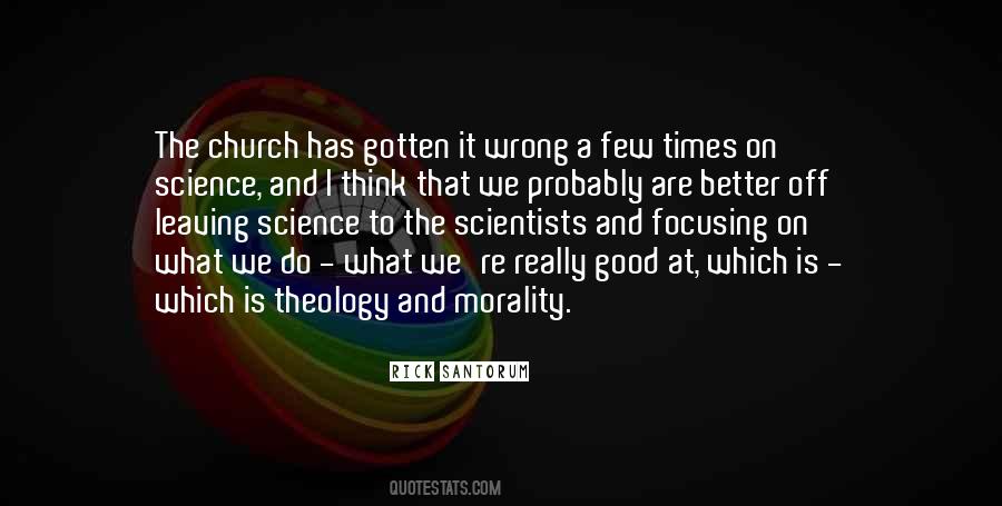 Leaving Church Quotes #1004444