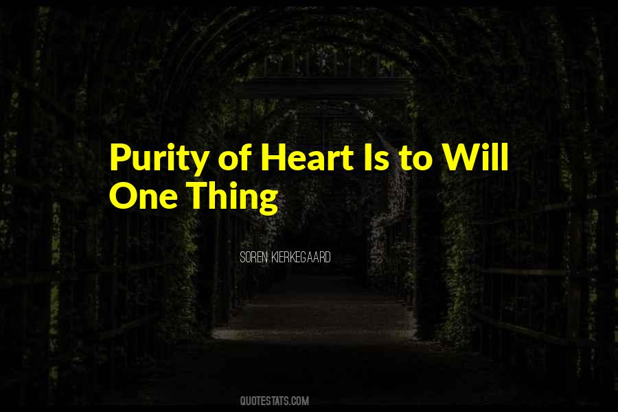 Purity Heart Quotes #483228