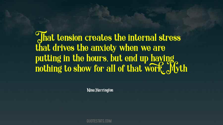 Quotes About Stress Work #961124