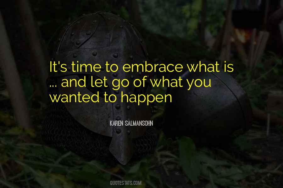 Embrace Time Quotes #289486