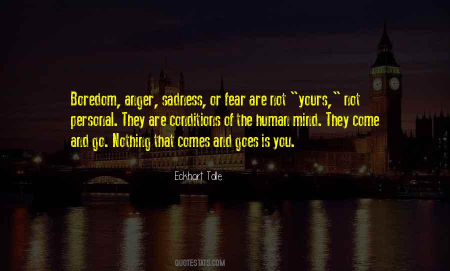Anger Sadness Quotes #1019315