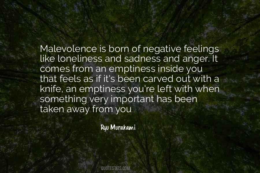 Anger Sadness Quotes #759506