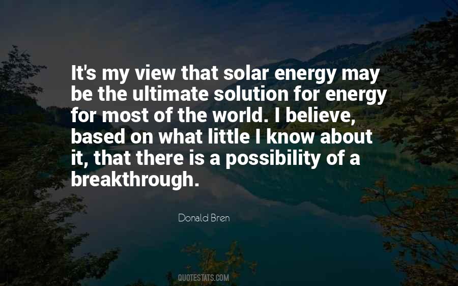 Quotes About World Energy #858438