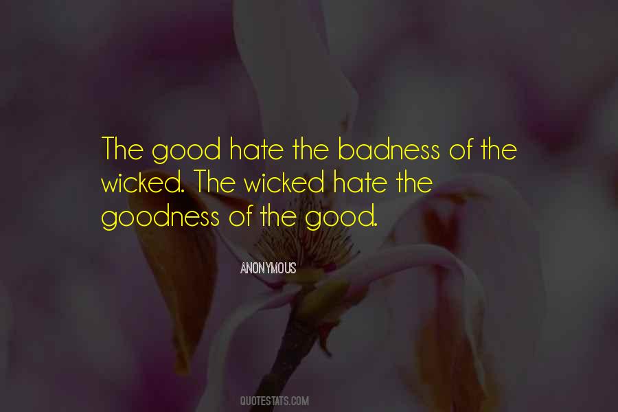 Good Hate Quotes #1757113