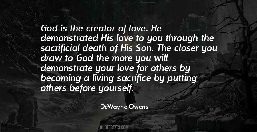 Life Is A Sacrifice Quotes #1622817
