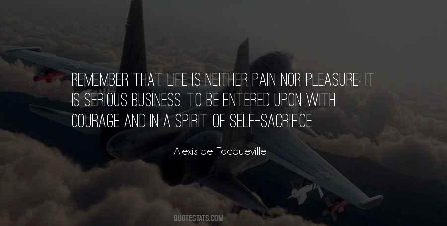 Life Is A Sacrifice Quotes #205791