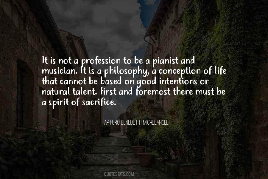Life Is A Sacrifice Quotes #721965