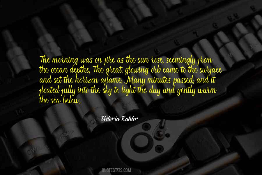 Morning Ocean Quotes #1672408
