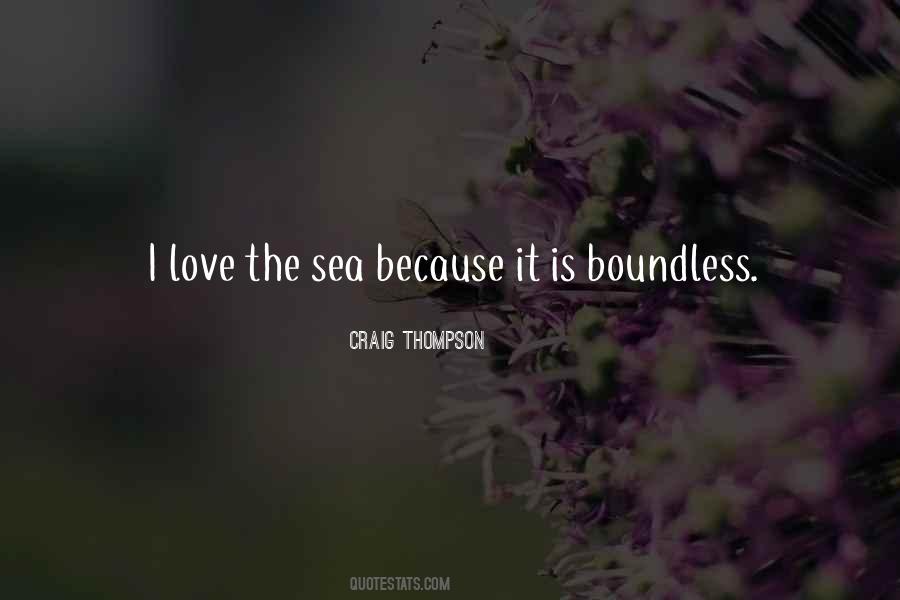 Love Sea Quotes #1148970