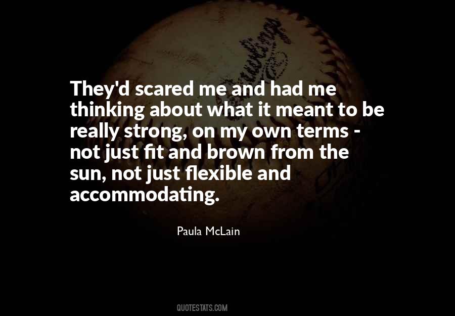 Not To Be Scared Quotes #150662