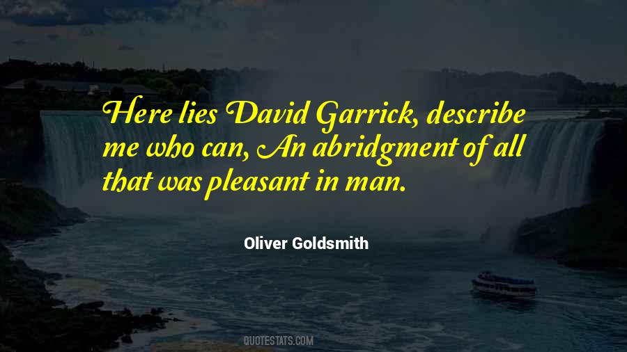 Quotes About Goldsmith #49714