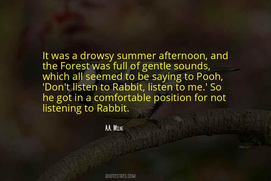 Quotes About The Listening #10491