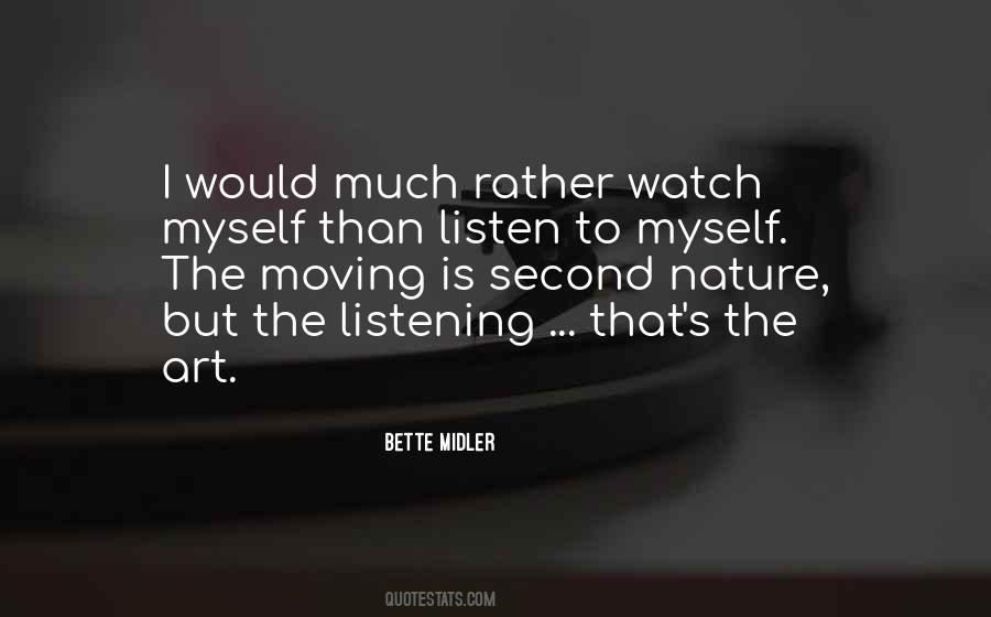 Quotes About The Listening #1158750