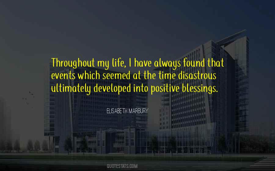 Positive Blessings Quotes #897391